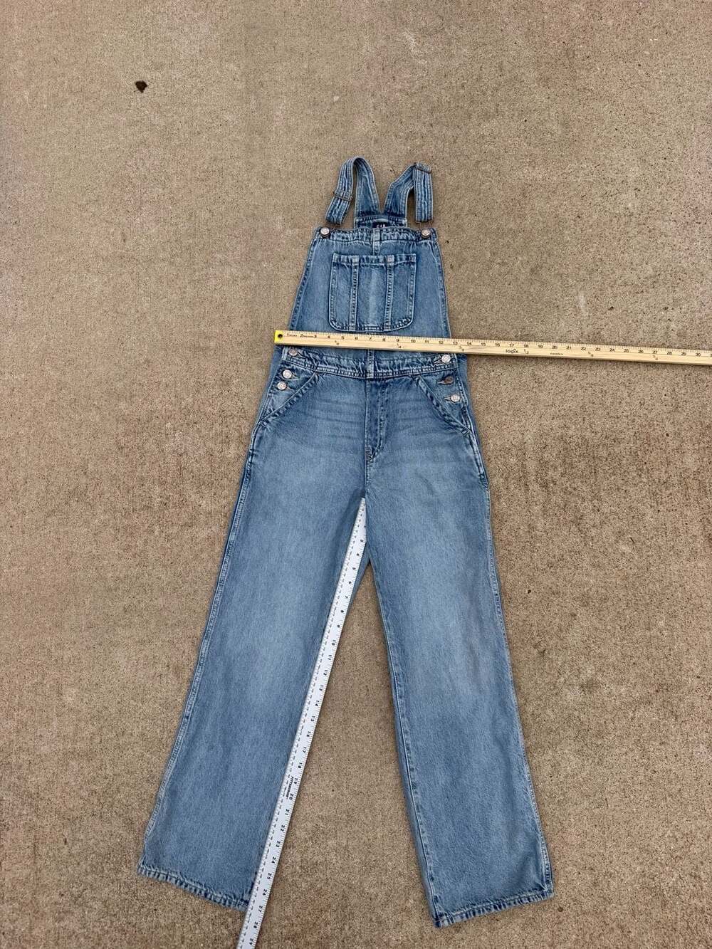 Gap Denim Overalls Light Wash Size XXL (14-16)